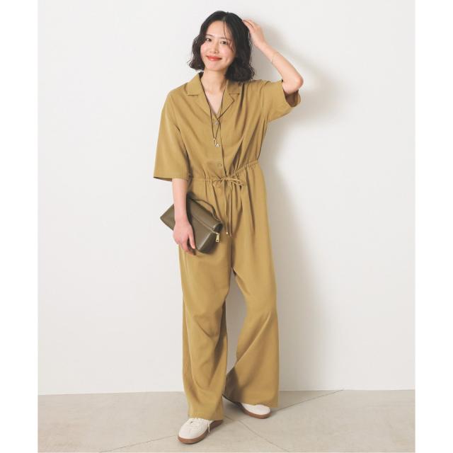 スローブ イエナ（SLOBE IENA）/《WEB限定/追加》ハーフスリーブオールインワン