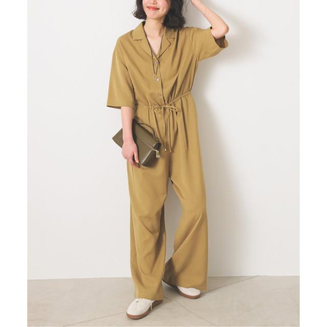 スローブ イエナ（SLOBE IENA）/《WEB限定/追加》ハーフスリーブオールインワン