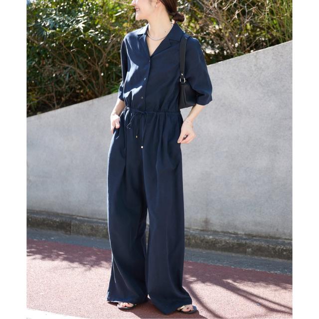 スローブ イエナ（SLOBE IENA）/《WEB限定/追加》ハーフスリーブオールインワン