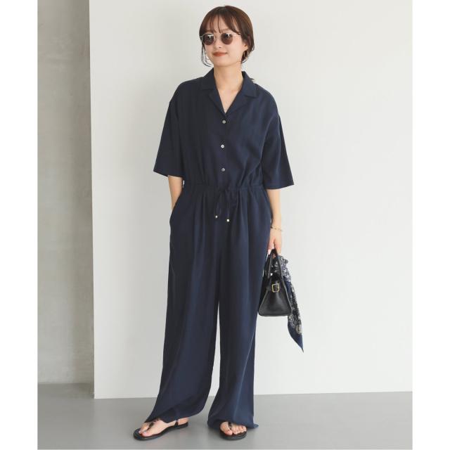 スローブ イエナ（SLOBE IENA）/《WEB限定/追加》ハーフスリーブオールインワン