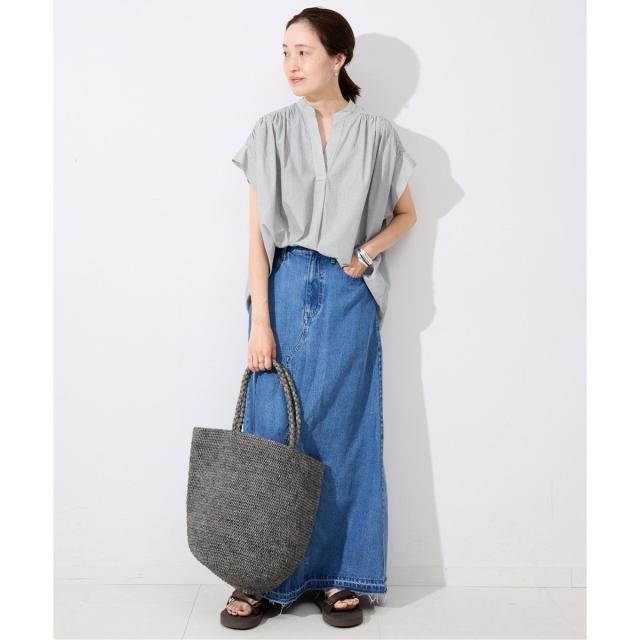 着用1度のみ 美品＊SLOBE IENA＊ボイルスキッパーワイドギャザーブラウス SLOBE IENA｜ボイルスキッパーワイドギャザーブラウス | Rakuten
