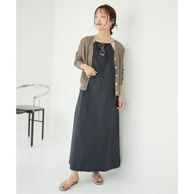 スローブ イエナ（SLOBE IENA）/《追加2》リネン混シアーカーディガン