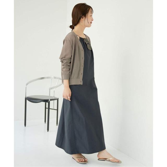 スローブ イエナ（SLOBE IENA）/《追加2》リネン混シアーカーディガン