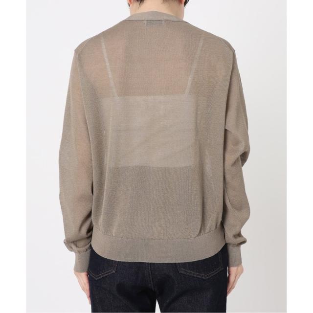 スローブ イエナ（SLOBE IENA）/《追加2》リネン混シアーカーディガン