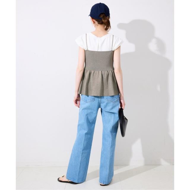 スローブ イエナ（SLOBE IENA）/《追加》ファンタジアパールラメニットビスチェ