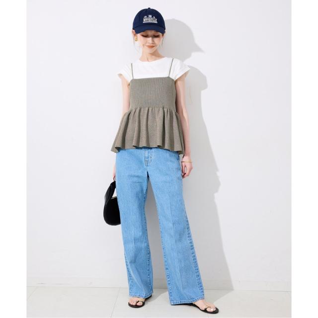 スローブ イエナ（SLOBE IENA）/《追加》ファンタジアパールラメニットビスチェ