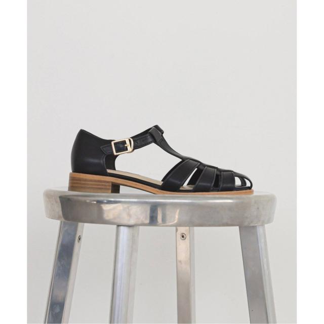 スローブ イエナ（SLOBE IENA）/《WEB限定/追加》SLOBE レザーグルカサンダル