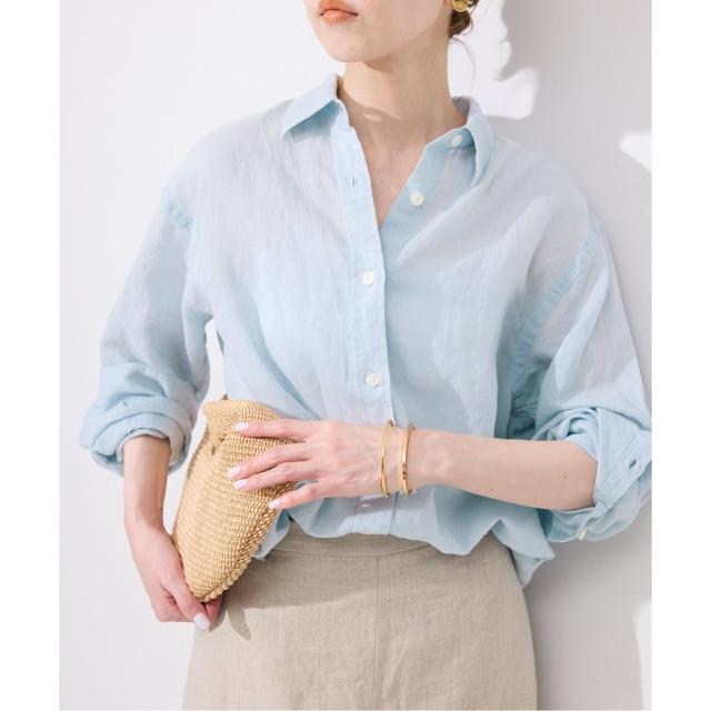 スローブ イエナ（SLOBE IENA）/《追加》リネンコットンレギュラーシャツ