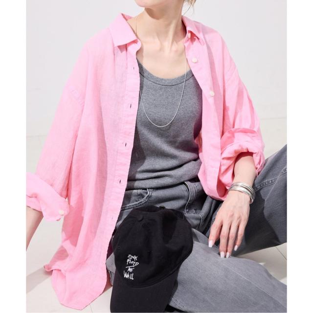 スローブ イエナ（SLOBE IENA）/《追加》リネンコットンレギュラーシャツ