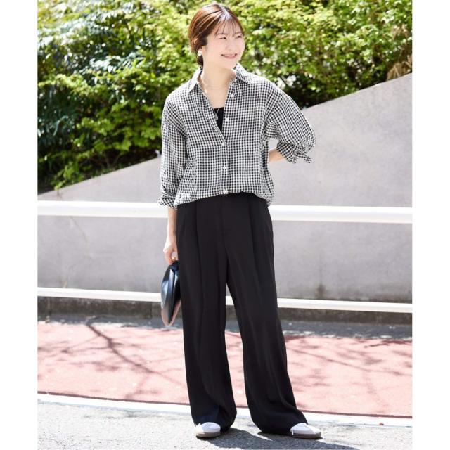 スローブ イエナ（SLOBE IENA）/《追加》リネンコットンレギュラーシャツ