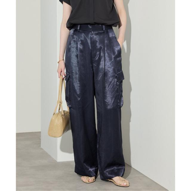 スローブ イエナ（SLOBE IENA）/サテンカーゴパンツの通販はau PAY