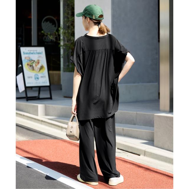 スローブ イエナ（SLOBE IENA）/《2枚セット》カットジョーゼットセットアップ