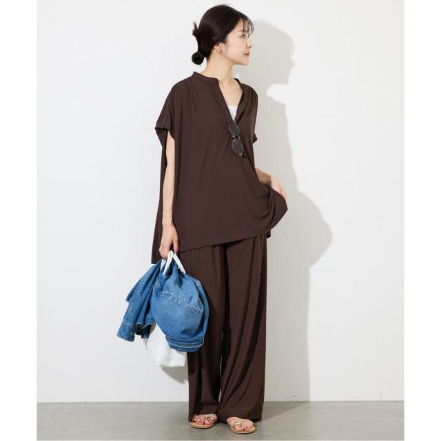 スローブ イエナ（SLOBE IENA）/《2枚セット》カットジョーゼットセットアップ