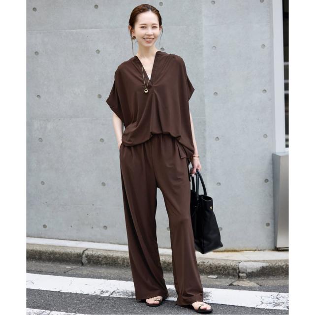 スローブ イエナ（SLOBE IENA）/《2枚セット》カットジョーゼットセットアップ