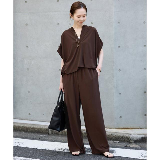 スローブ イエナ（SLOBE IENA）/《2枚セット》カットジョーゼットセットアップ