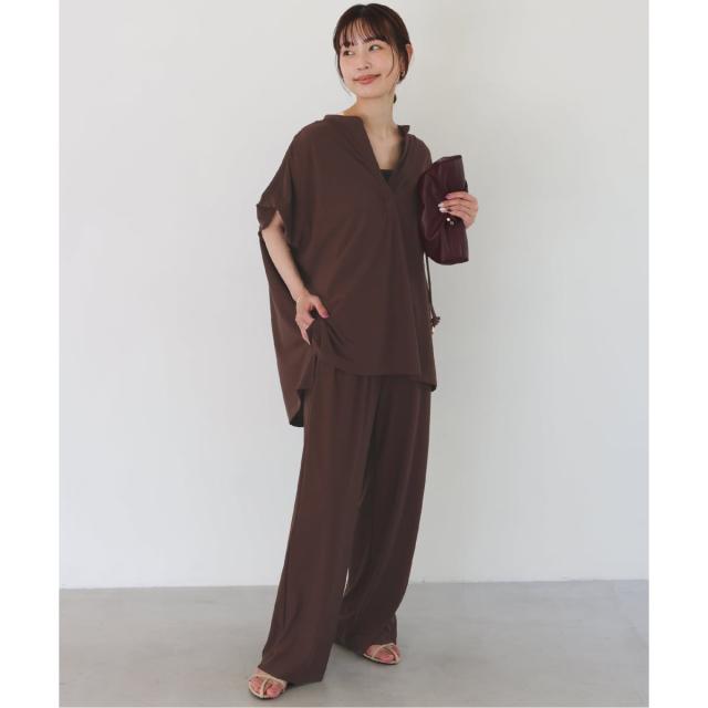 スローブ イエナ（SLOBE IENA）/《2枚セット》カットジョーゼットセットアップ