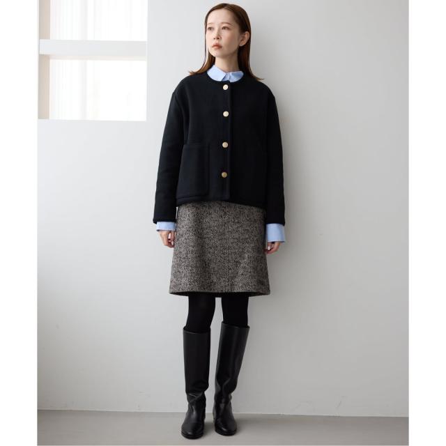 スローブ イエナ（SLOBE IENA）/《一部WEB・店舗限定カラーあり》ダブルフェイスニットジャケット