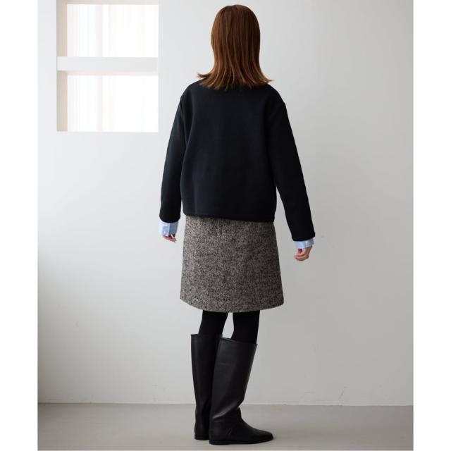 スローブ イエナ（SLOBE IENA）/《一部WEB・店舗限定カラーあり》ダブルフェイスニットジャケット