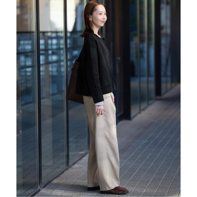 スローブ イエナ（SLOBE IENA）/《一部WEB・店舗限定カラーあり》ダブルフェイスニットジャケット