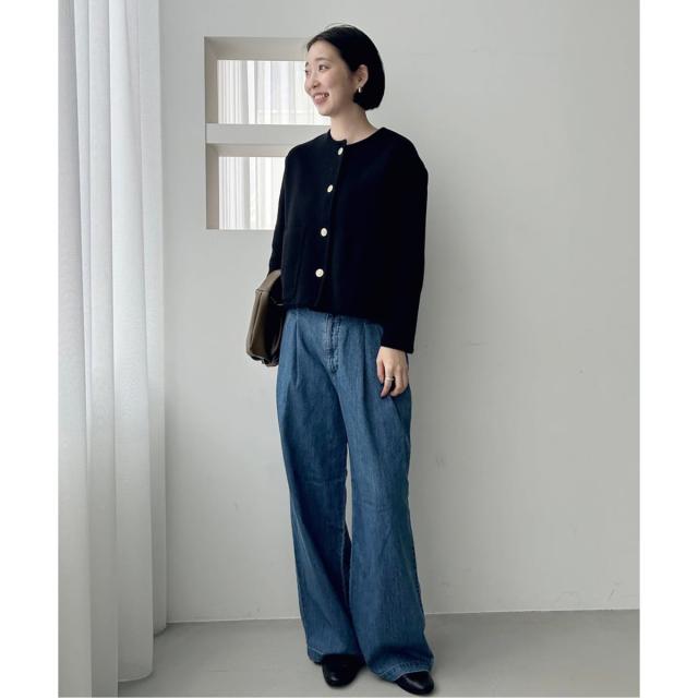 スローブ イエナ（SLOBE IENA）/《一部WEB・店舗限定カラーあり》ダブルフェイスニットジャケット