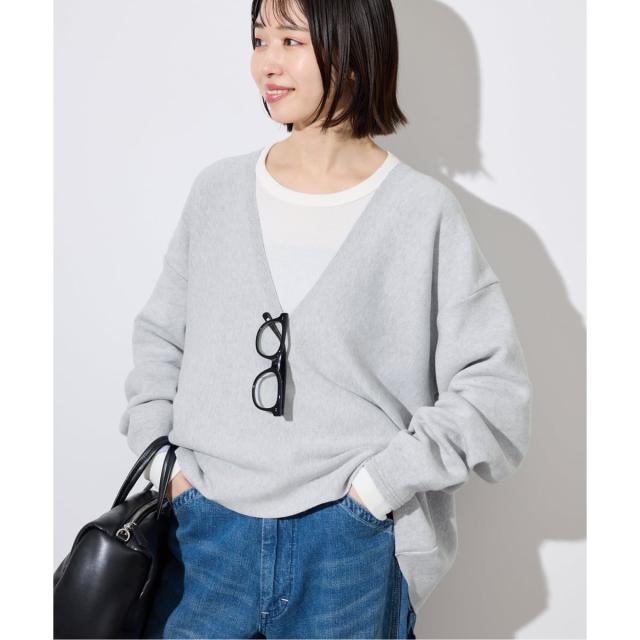 スローブ イエナ（SLOBE IENA）/スムースオーバーVネックニット