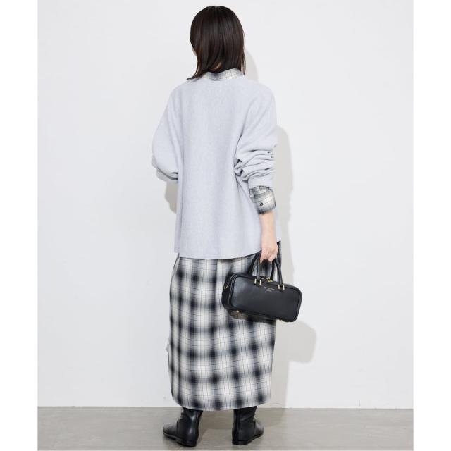 スローブ イエナ（SLOBE IENA）/スムースオーバーVネックニットの通販