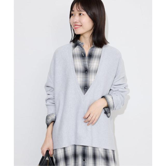 スローブ イエナ（SLOBE IENA）/スムースオーバーVネックニットの通販