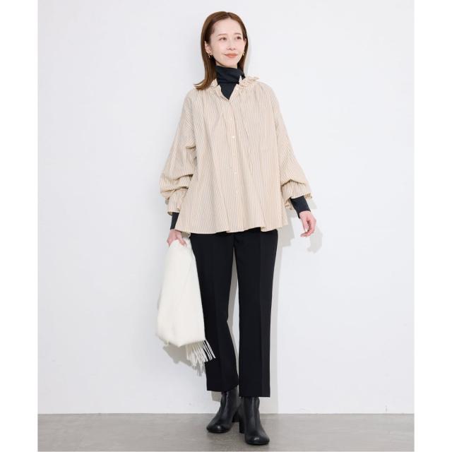 スローブ イエナ（SLOBE IENA）/《一部WEB・店舗限定カラーあり》タイプライターフリルカラーブラウス