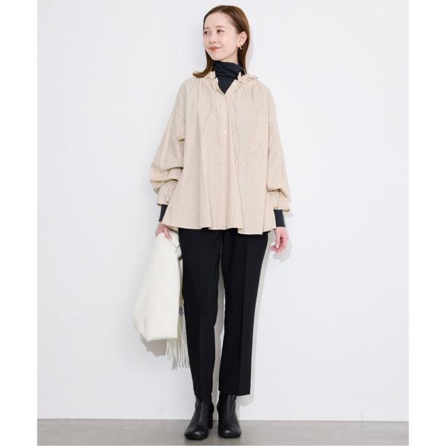 スローブ イエナ（SLOBE IENA）/《一部WEB・店舗限定カラーあり》タイプライターフリルカラーブラウス