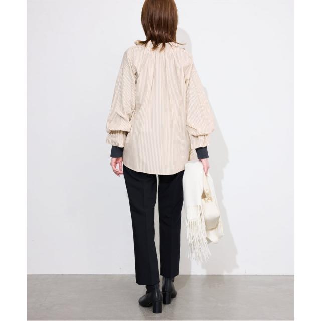 スローブ イエナ（SLOBE IENA）/《一部WEB・店舗限定カラーあり》タイプライターフリルカラーブラウス