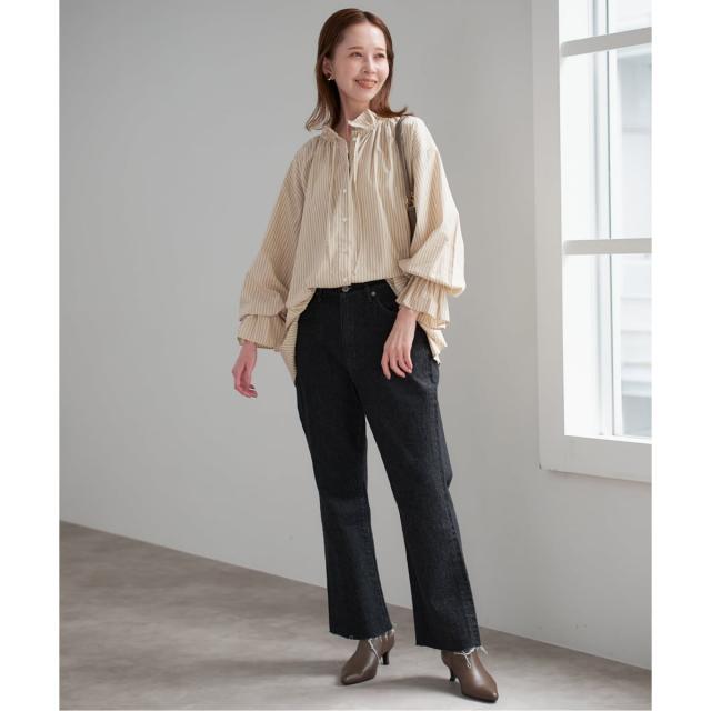 スローブ イエナ（SLOBE IENA）/《一部WEB・店舗限定カラーあり》タイプライターフリルカラーブラウス