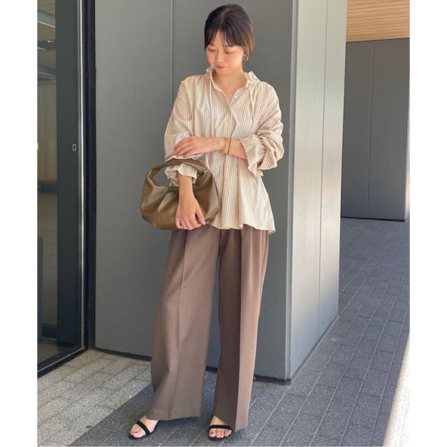 スローブ イエナ（SLOBE IENA）/《一部WEB・店舗限定カラーあり》タイプライターフリルカラーブラウス