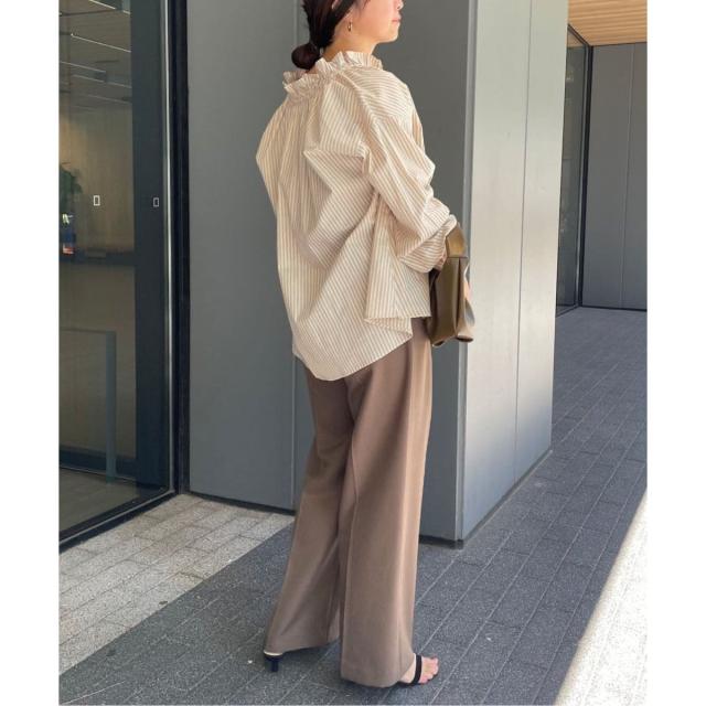 スローブ イエナ（SLOBE IENA）/《一部WEB・店舗限定カラーあり》タイプライターフリルカラーブラウス