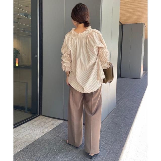 スローブ イエナ（SLOBE IENA）/《一部WEB・店舗限定カラーあり》タイプライターフリルカラーブラウス