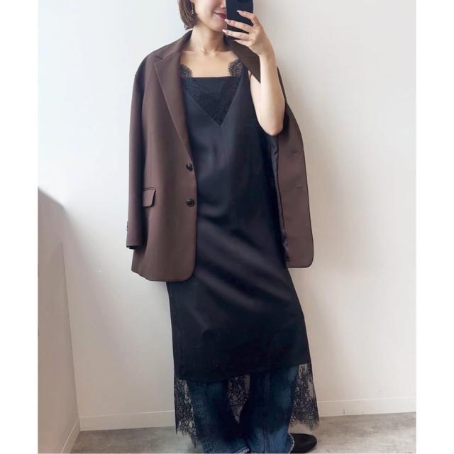 スローブ イエナ（SLOBE IENA）/レースサテンワンピースの通販はau PAY