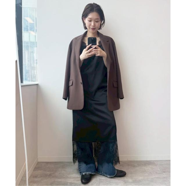 スローブ イエナ（SLOBE IENA）/レースサテンワンピースの通販はau PAY