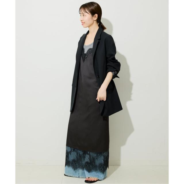 スローブ イエナ（SLOBE IENA）/レースサテンワンピースの通販はau PAY