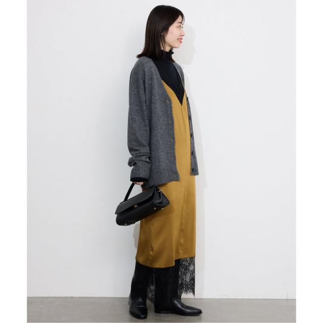 スローブ イエナ（SLOBE IENA）/レースサテンワンピースの通販はau PAY