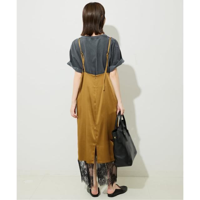 スローブ イエナ（SLOBE IENA）/レースサテンワンピースの通販はau PAY