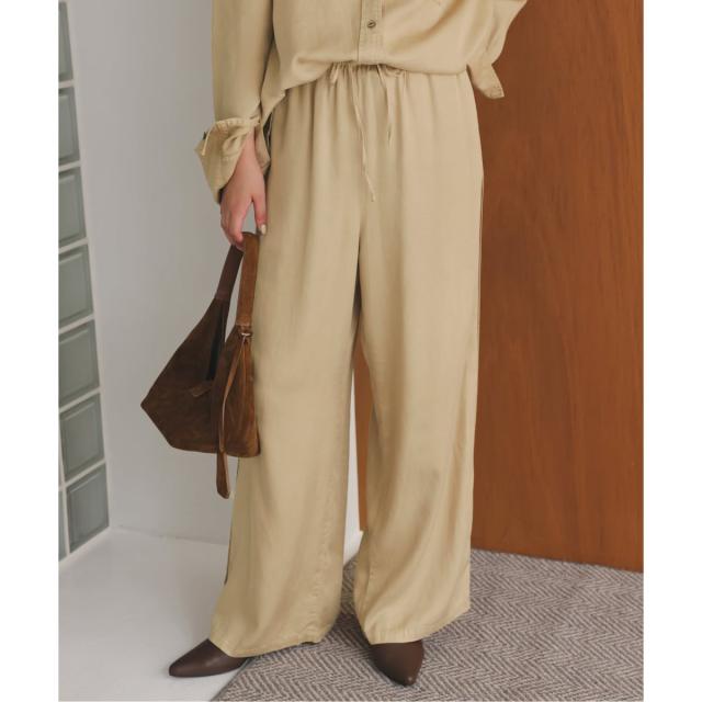 スローブ イエナ（SLOBE IENA）/《セットアップ対応可》製品染めイージーパンツ