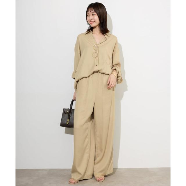 スローブ イエナ（SLOBE IENA）/《セットアップ対応可》製品染めイージーパンツ