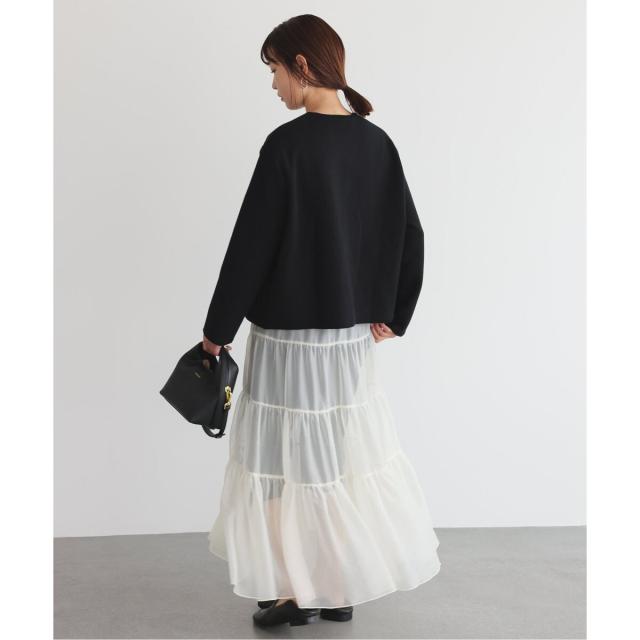 スローブ イエナ（SLOBE IENA）/シアーオーガンジーティアードスカート