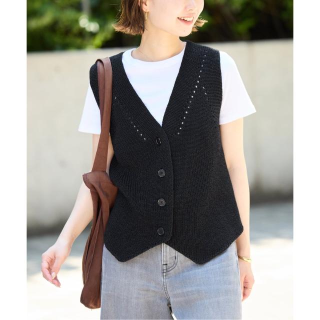 スローブ イエナ（SLOBE IENA）/《追加2》ニットジレ