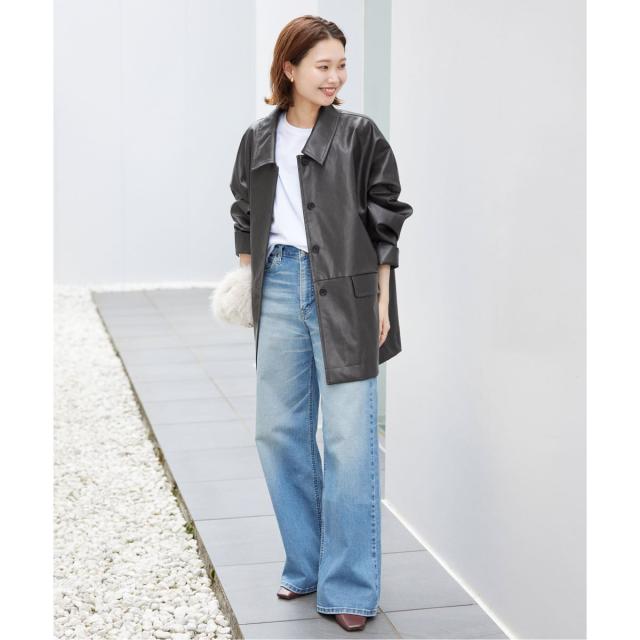 スローブ イエナ（SLOBE IENA）/《WEB限定/追加》フェイクレザーブルゾン