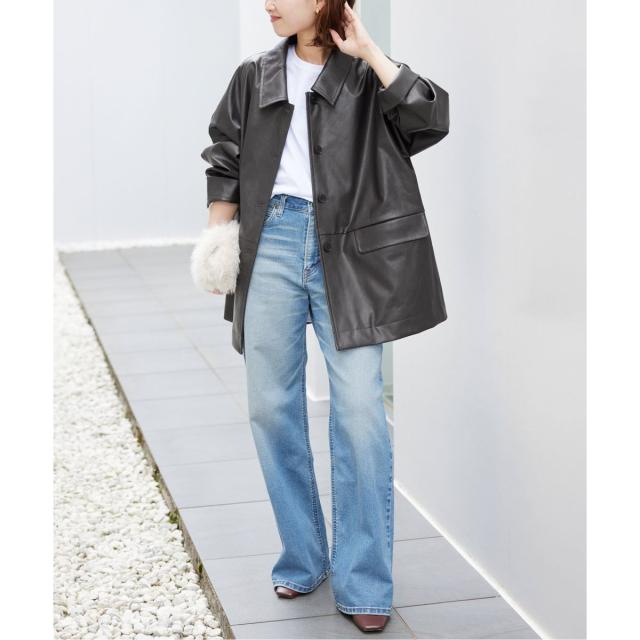 スローブ イエナ（SLOBE IENA）/《WEB限定/追加》フェイクレザーブルゾン