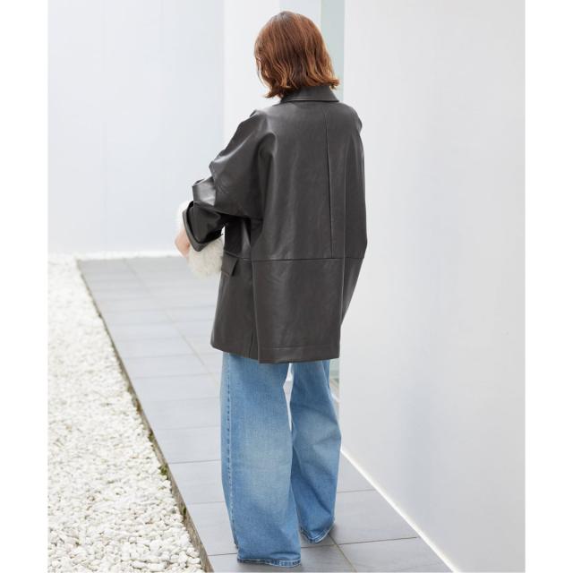 スローブ イエナ（SLOBE IENA）/《WEB限定/追加》フェイクレザーブルゾン