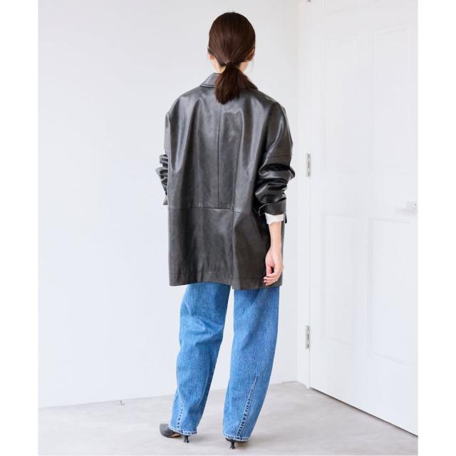 スローブ イエナ（SLOBE IENA）/《WEB限定/追加》フェイクレザーブルゾン