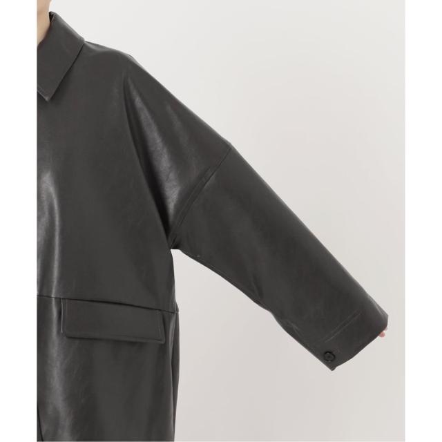 スローブ イエナ（SLOBE IENA）/《WEB限定/追加》フェイクレザーブルゾン