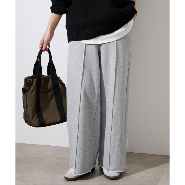 スローブ イエナ（SLOBE IENA）/《追加》裏毛ワイドパンツ