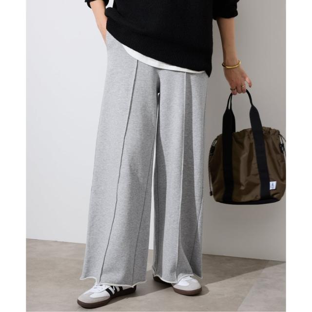 スローブ イエナ（SLOBE IENA）/《追加》裏毛ワイドパンツ